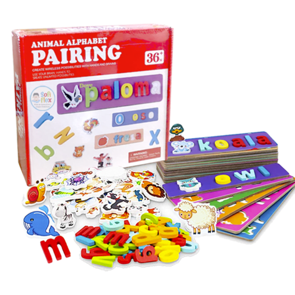 Juego de Letras 3D Formacion de Palabras con Encaje