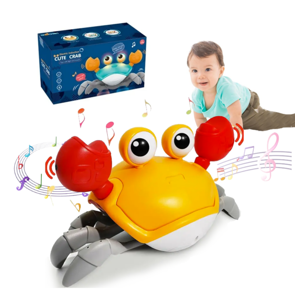 Cangrejo Tummy Time Sensorial Estimulacion Temprana Naranja