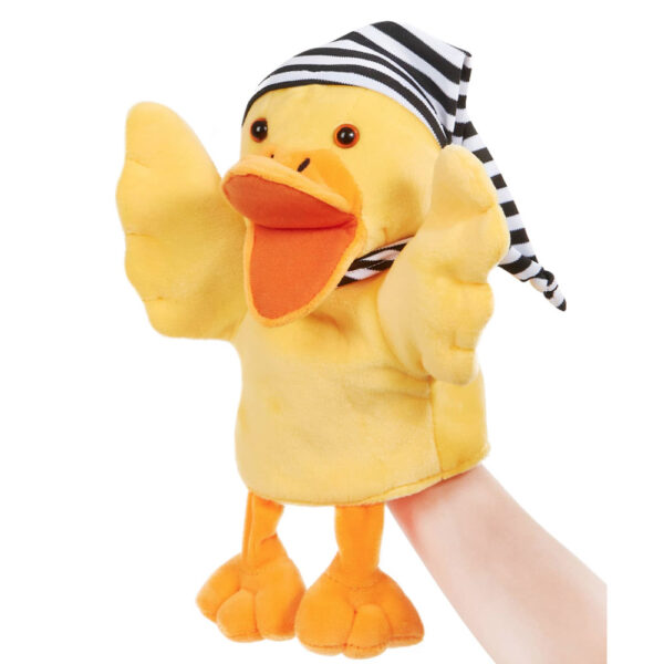Titere Marioneta de Mano Patito Dormilon