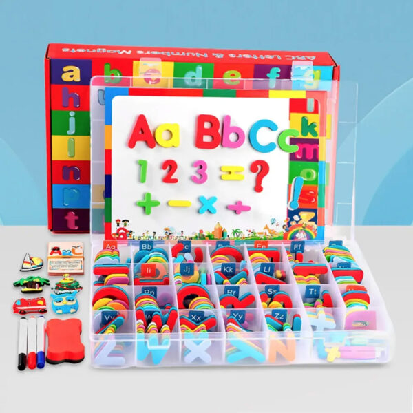 Pizarra Letras Magnéticas 253 Piezas Niños Educativo